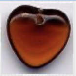 Smoky Topaz Cabochon Crystal Heart,
SV-CP151
Suggested Retail Price: $2.50