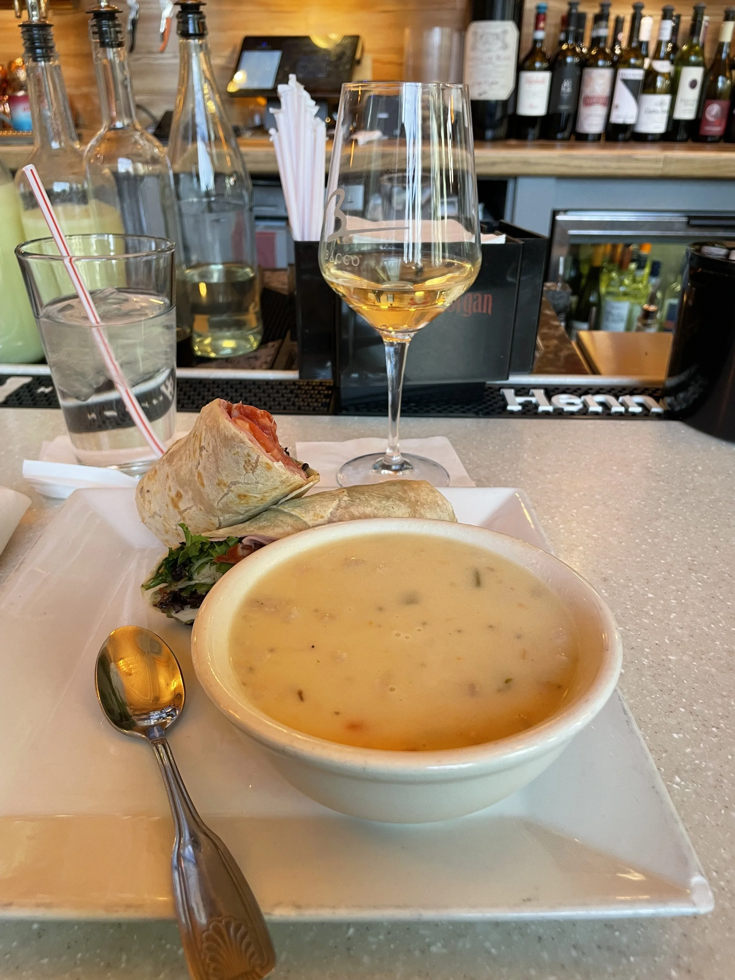 Soup Friday: Bacco Pizzeria &amp; Wine Bar - Clams Casino Chowder