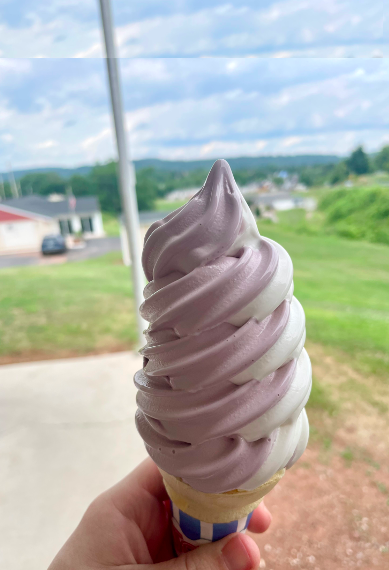 Scoop Friday: Reeser’s Soft Ice Cream – Black Raspberry &amp; Vanilla Twist