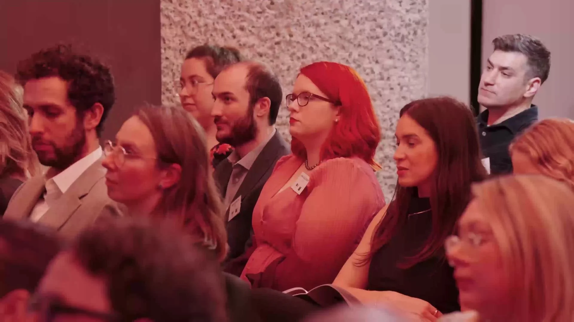 Guests watching the ceremony