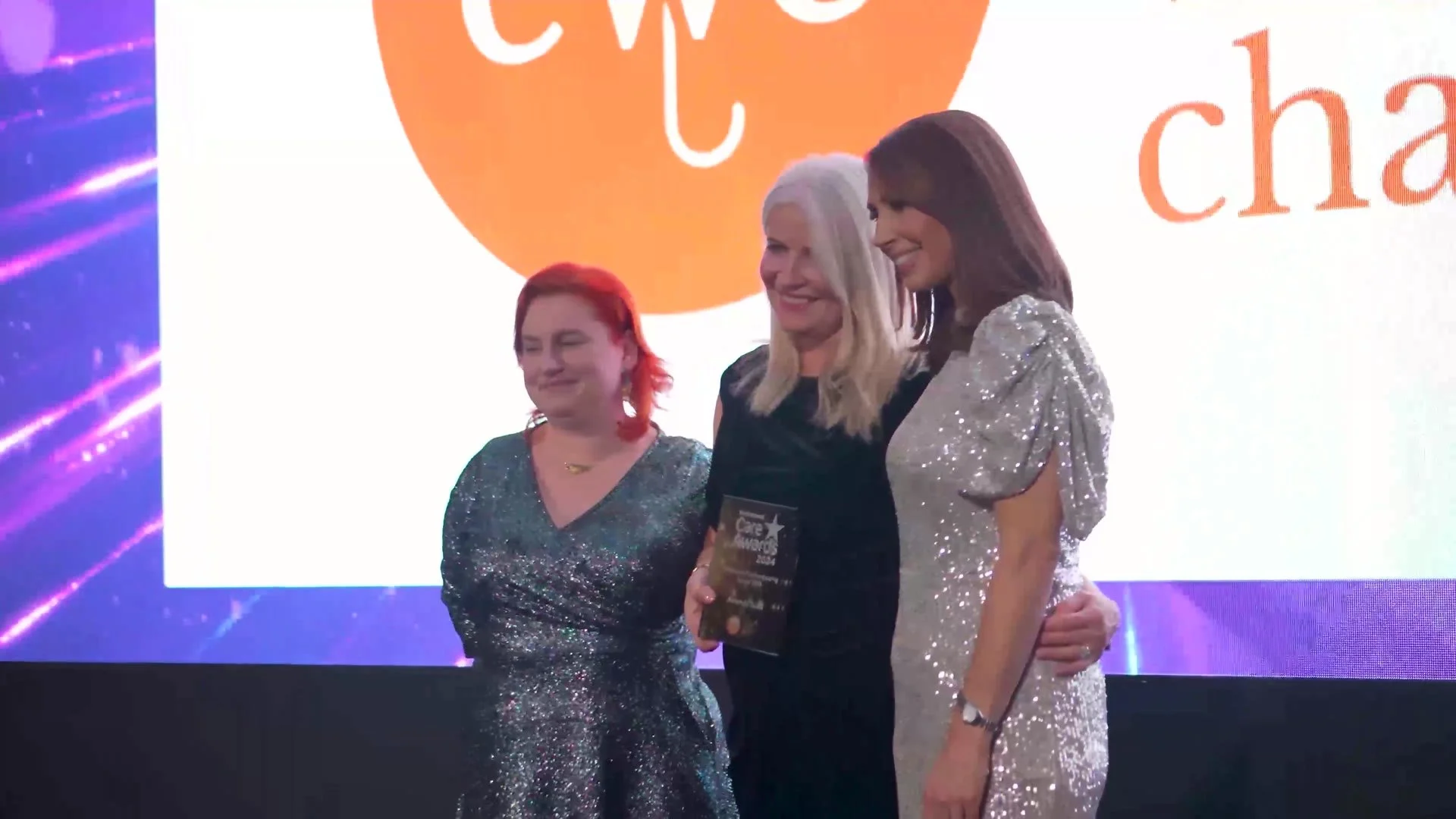 Winners on stage