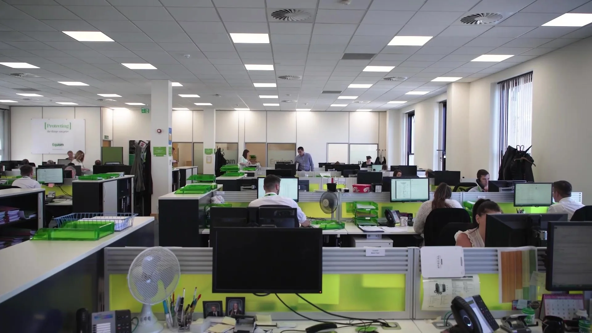 The Equiom office floor