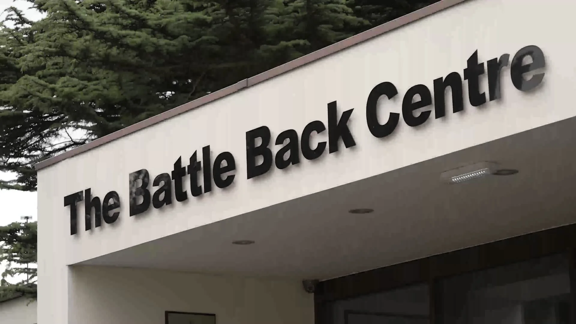 The Battle Back Centre sign