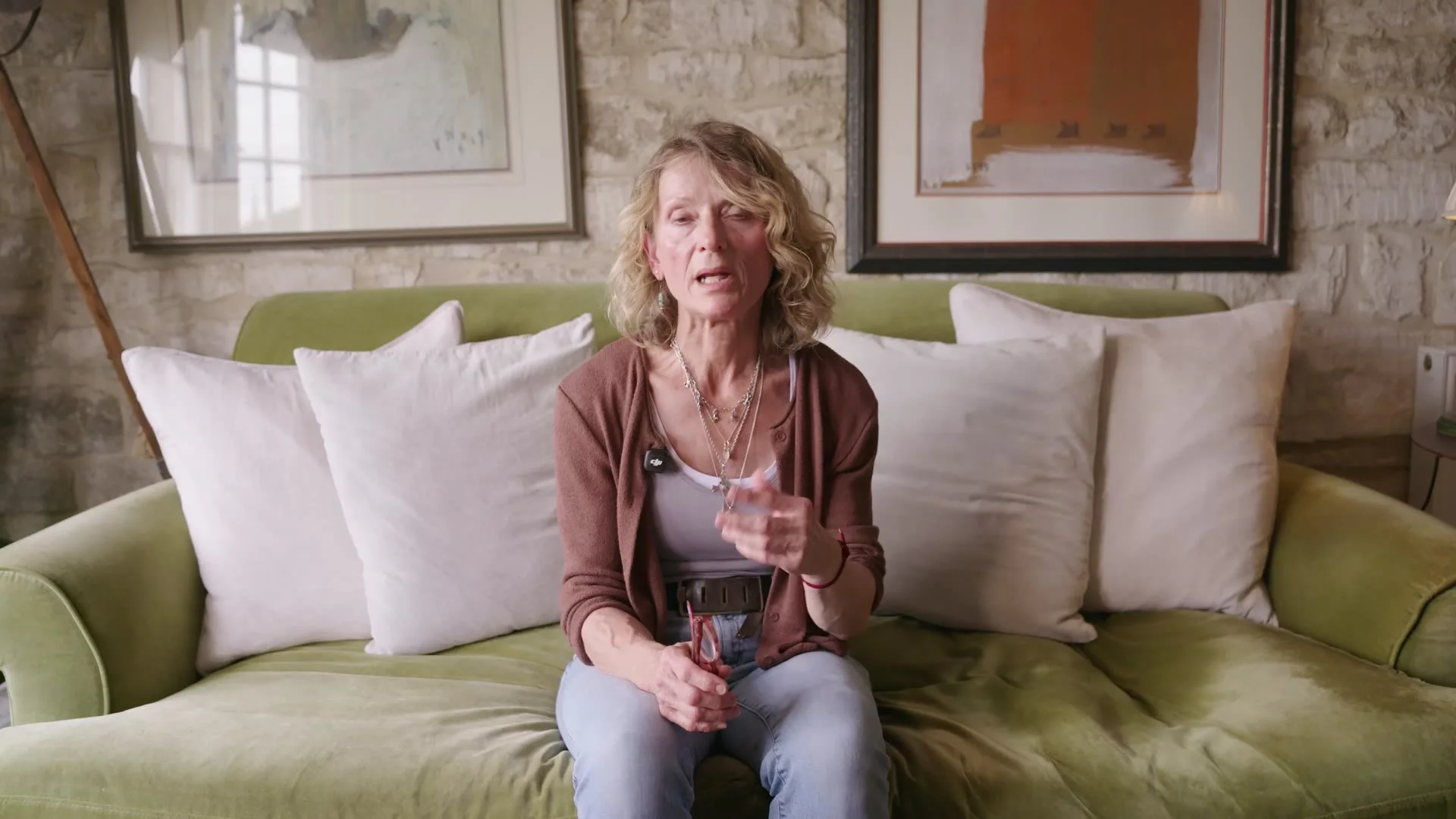 Writer Mel Darbon interviewed at home