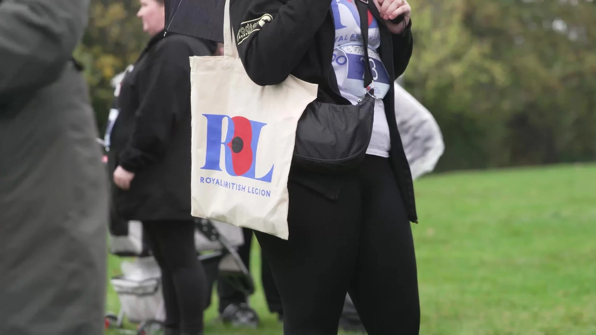 A Royal British Legion tote bag