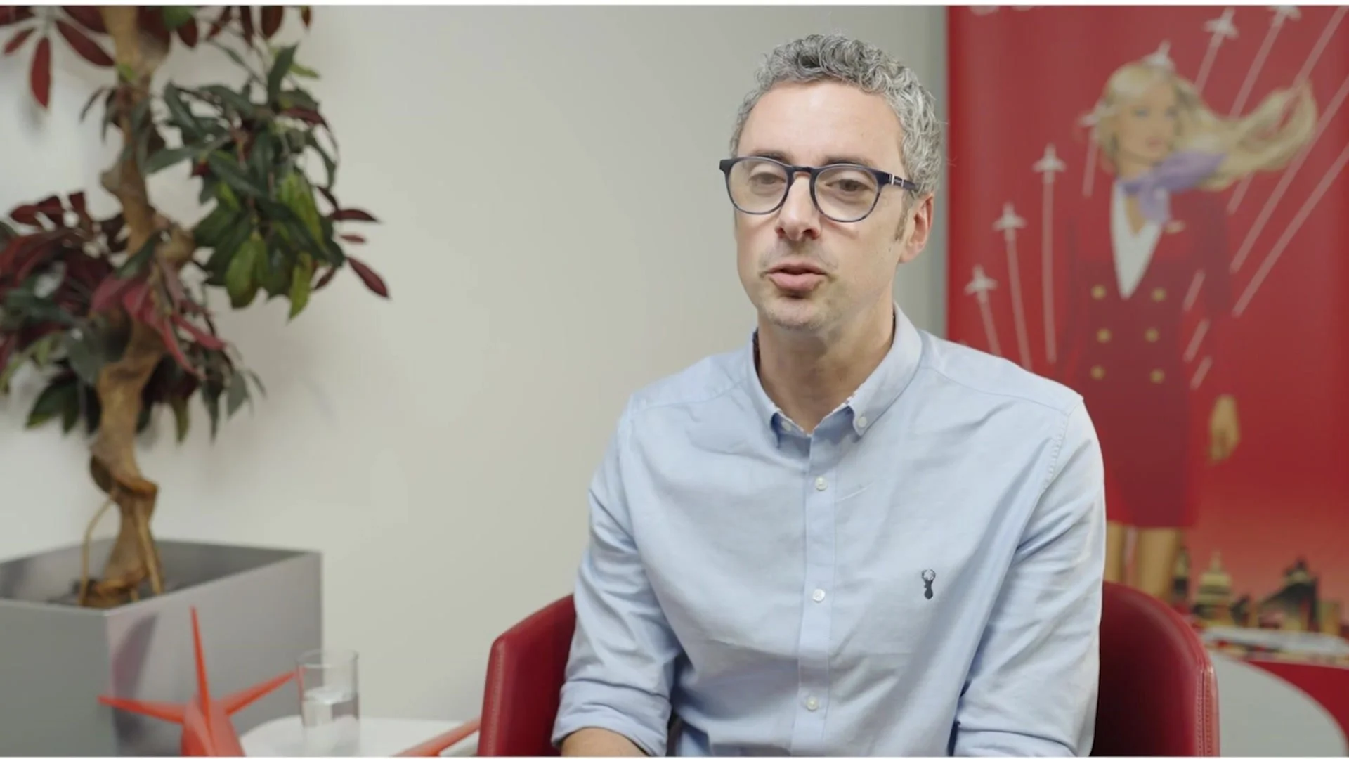 Michael Johnson, Operational Change Manager at Virgin Atlantic, interviewed for the case study film