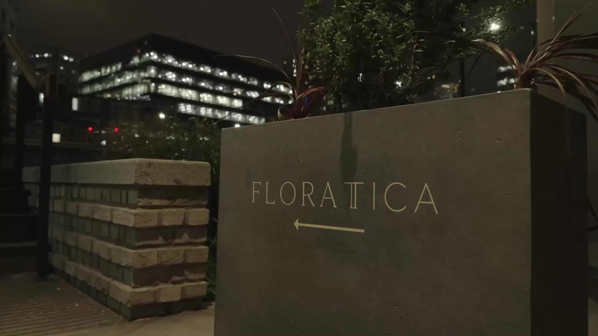 The Floratica venue sign