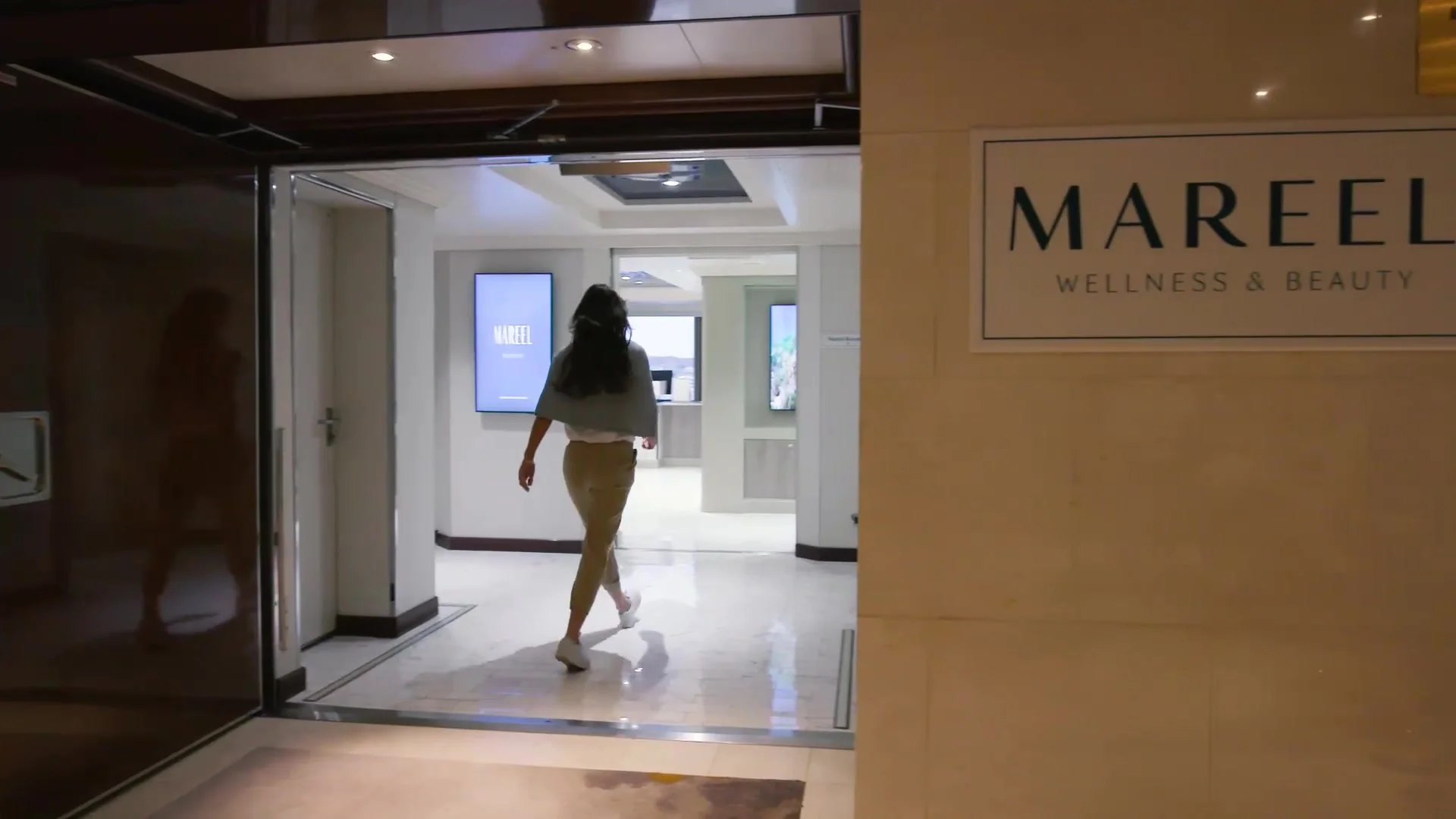 Entrance to Mareel Wellness & Beauty