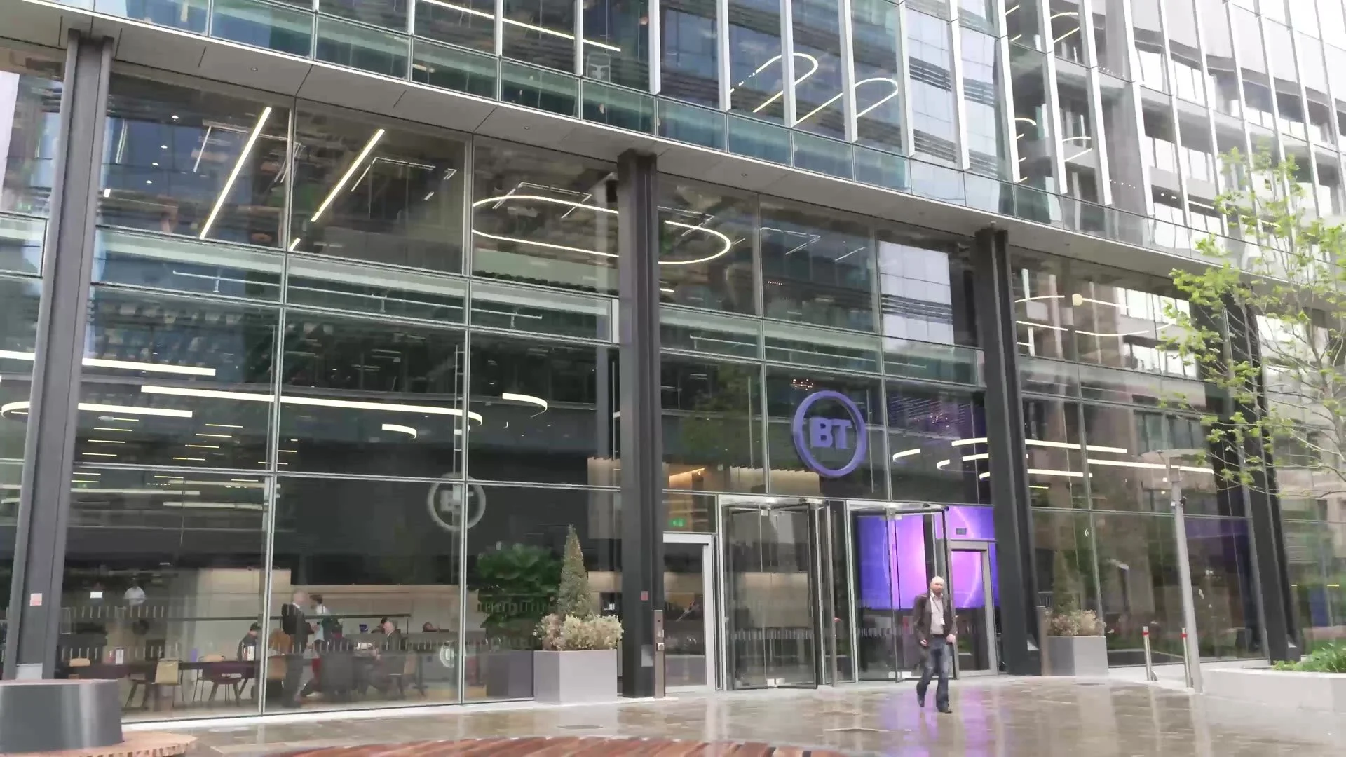 Exterior of BT’s office building