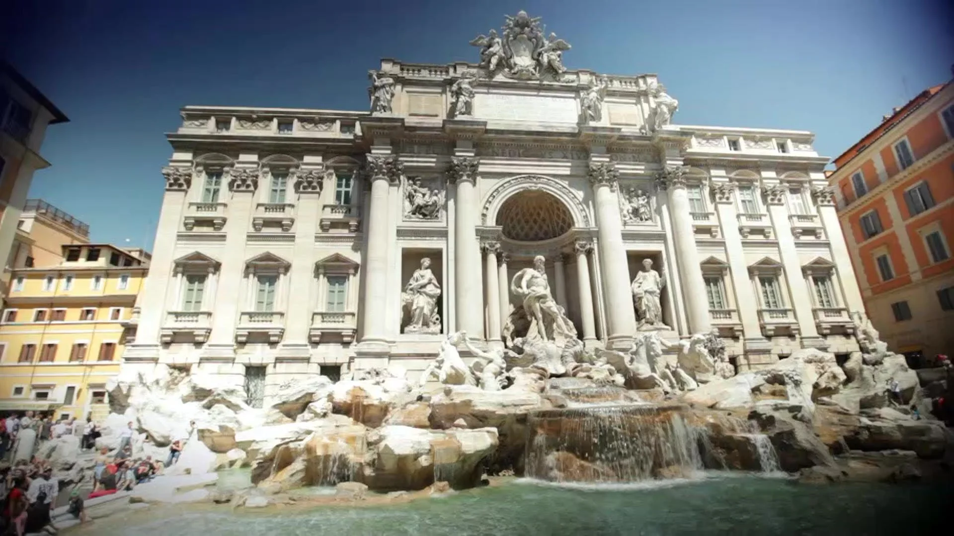 The Trevi Fountain in Rome