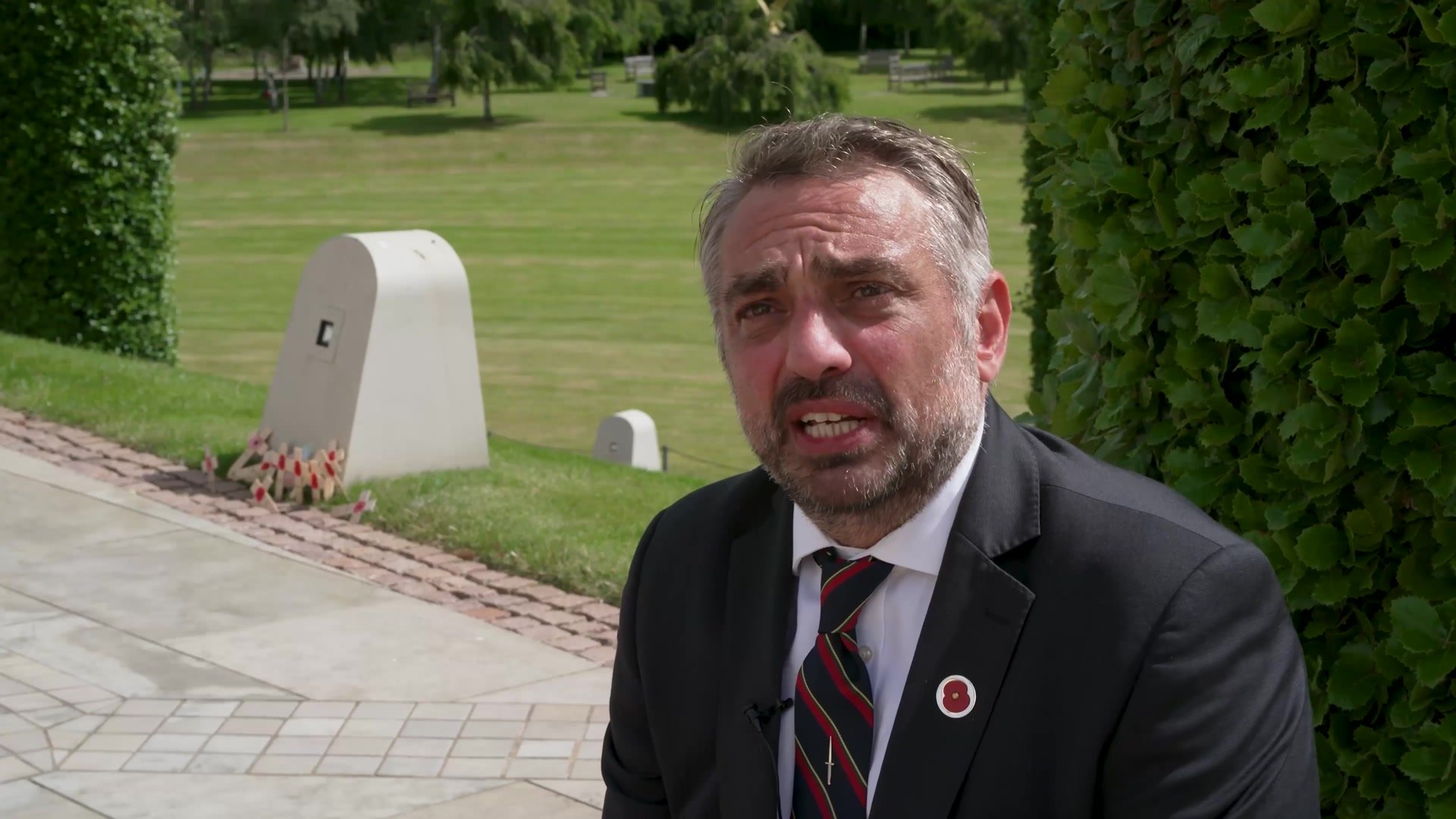 Royal Marines veteran Harris Tatakis in interview