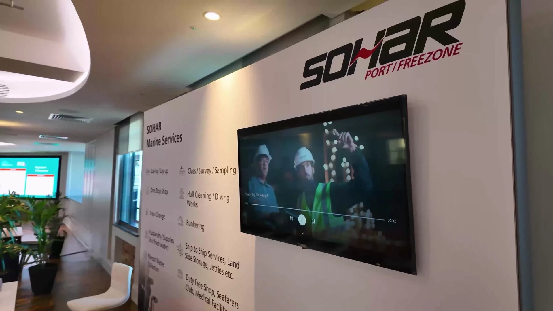 The SOHAR Port and Freezone stand