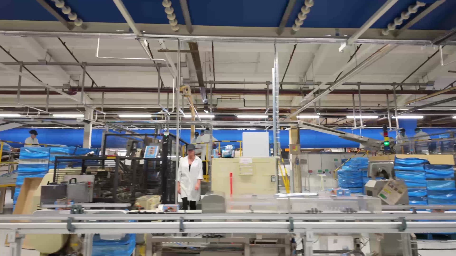 Production line at the Jacob's bakery in Aintree