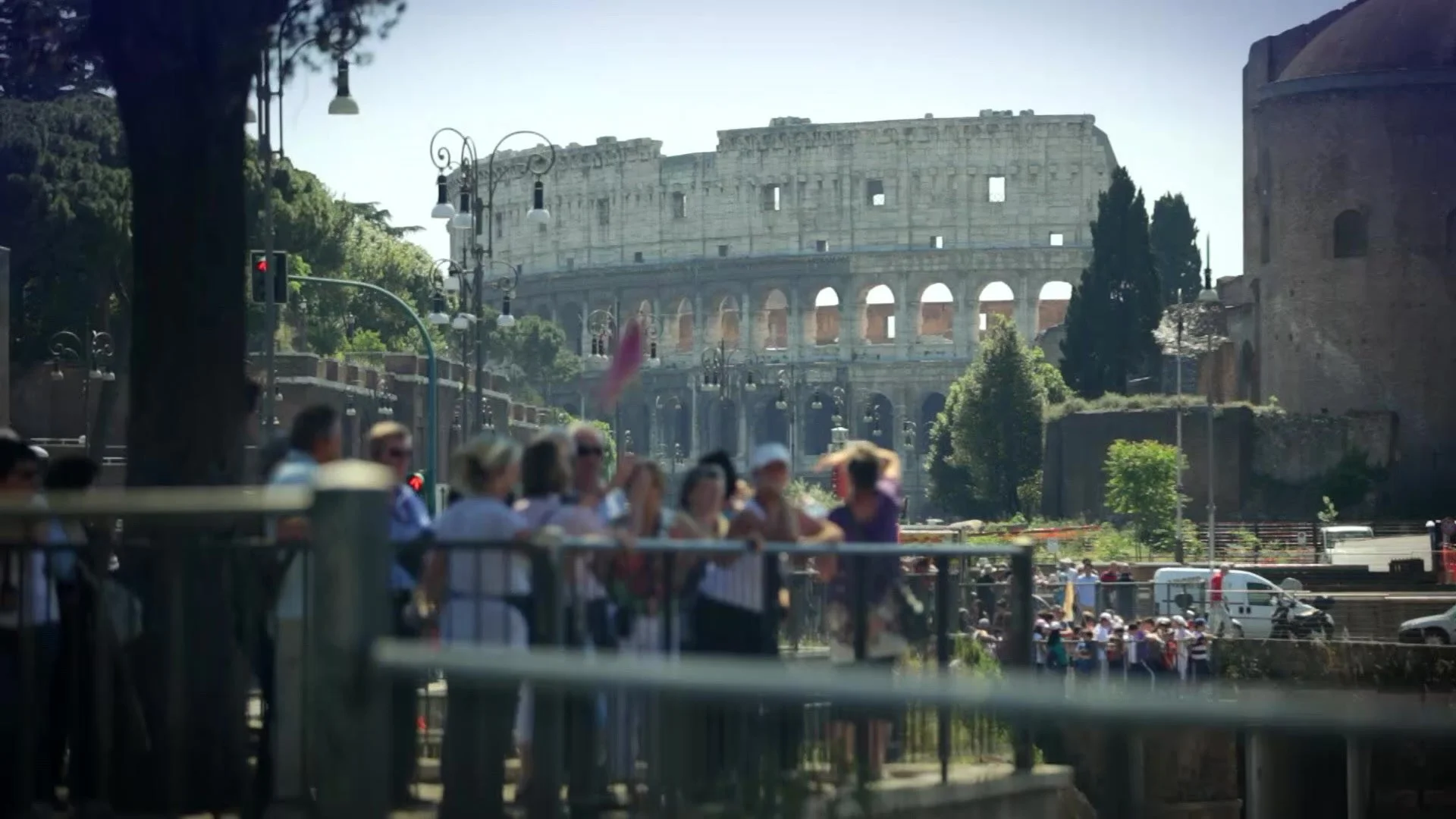 The Colosseum in Rome, filmed for My Perfect Weekend