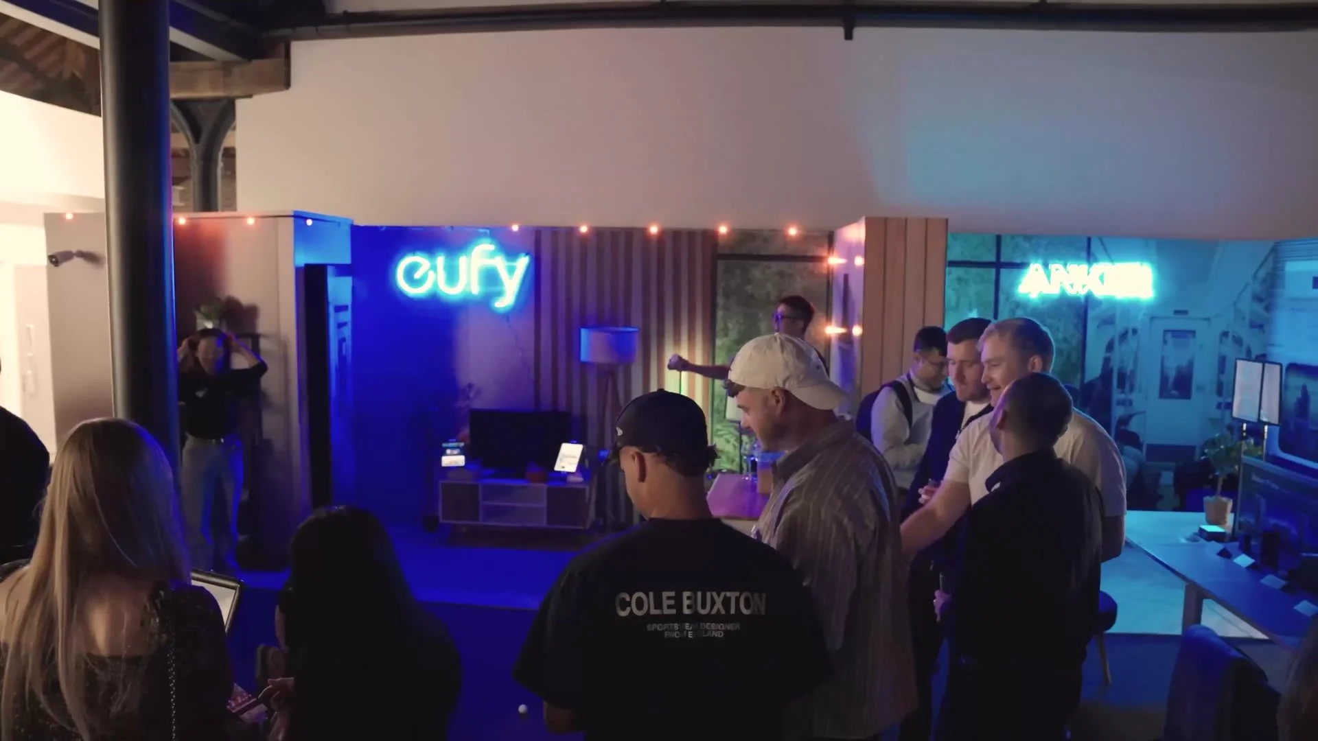 Guests at the evening party