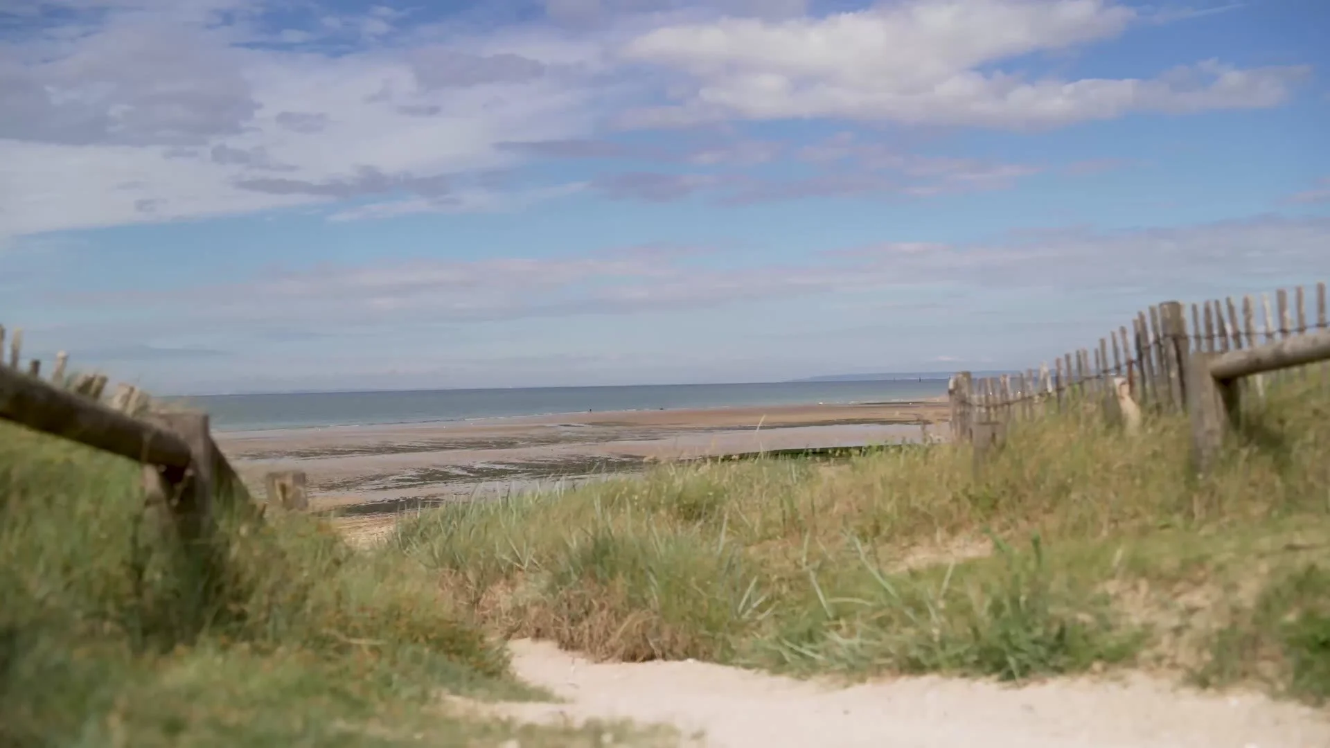 The Normandy coastline