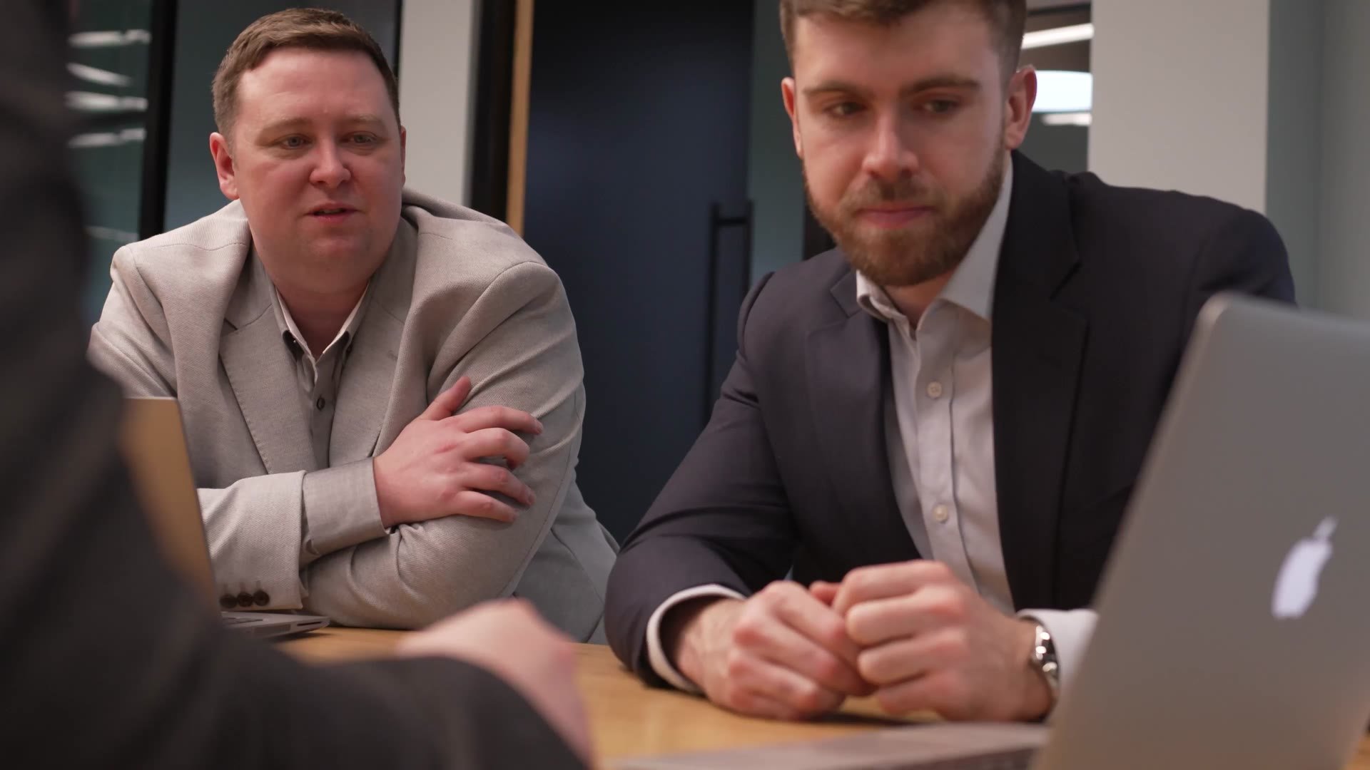 Crossfuze account executive and TIP Group talking through the roadmap