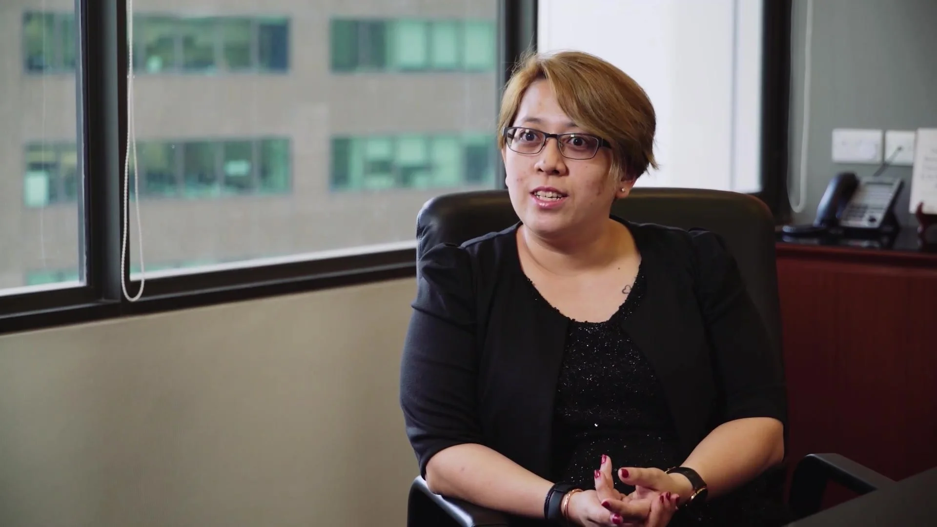 A manager in interview