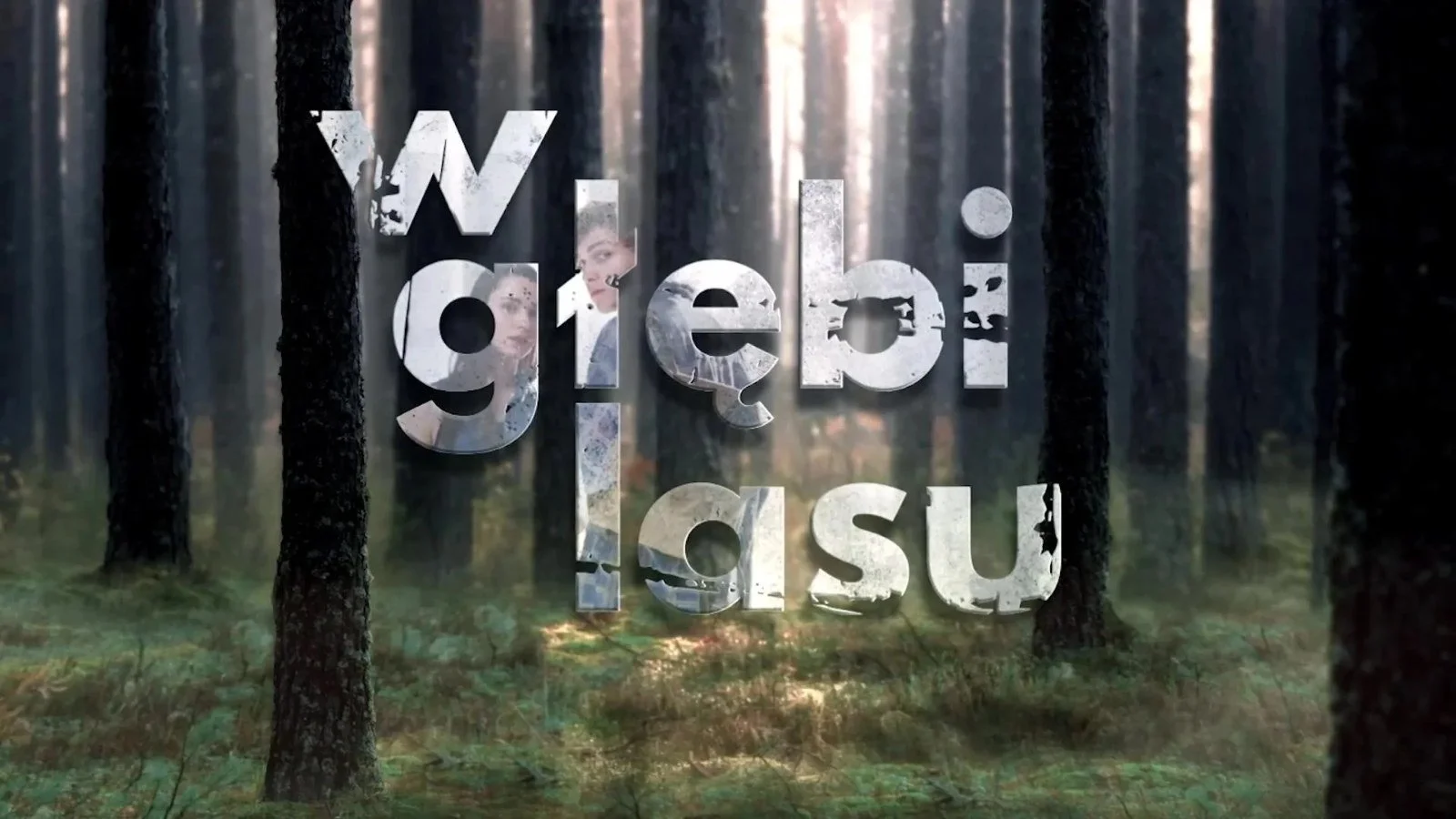 W głębi lasu title over a forest, from a Netflix pre-roll