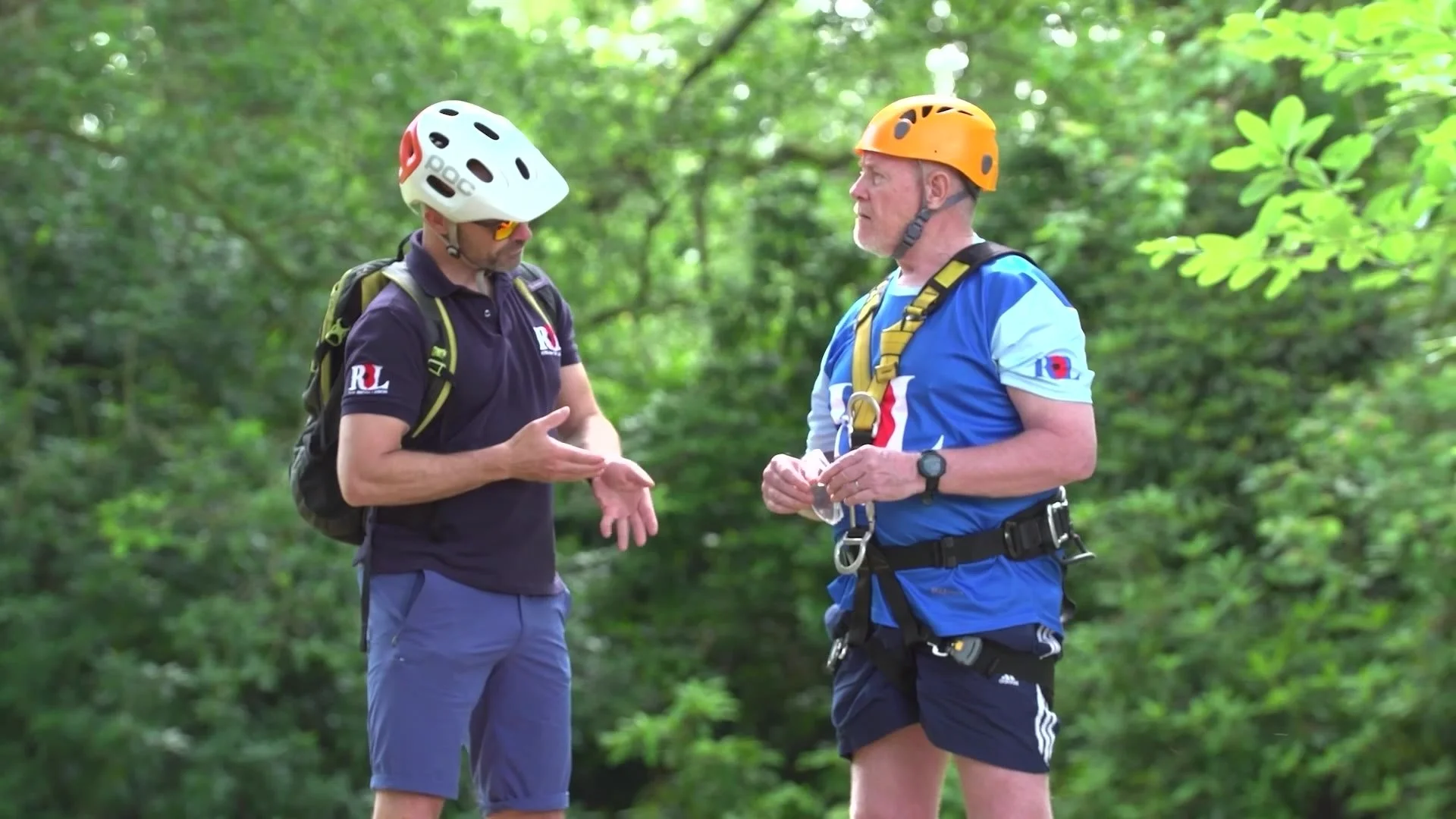 Royal British Legion team at an outdoor recovery activity
