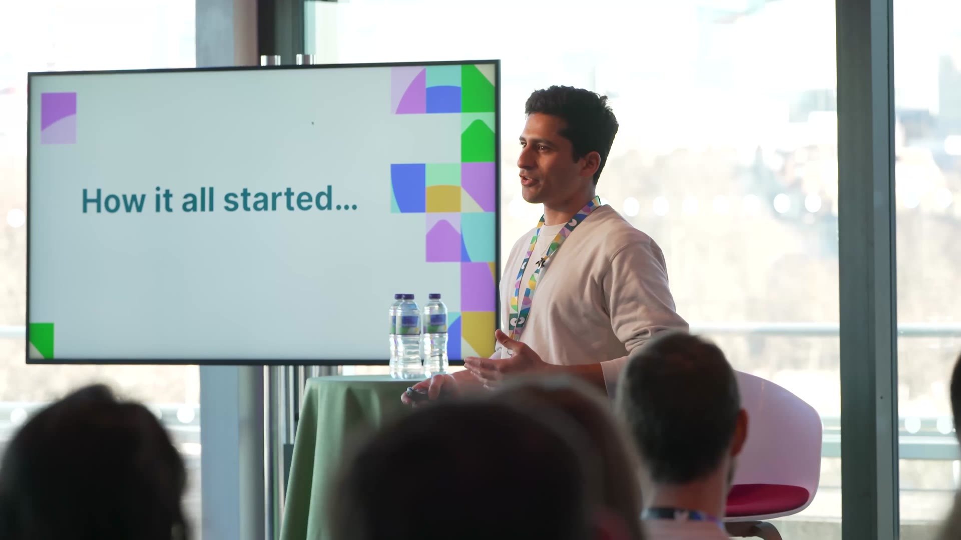 A presentation to the company