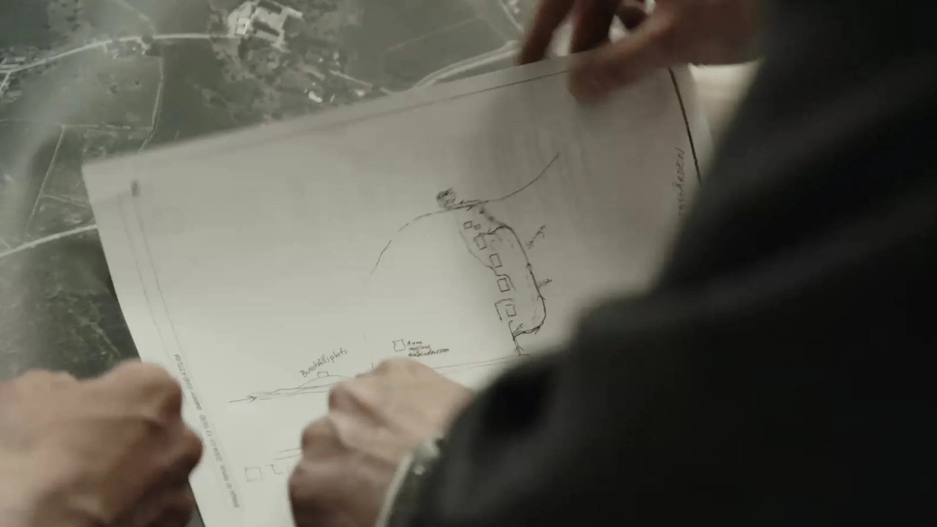 Reconstruction scene from the HBO documentary trailer
