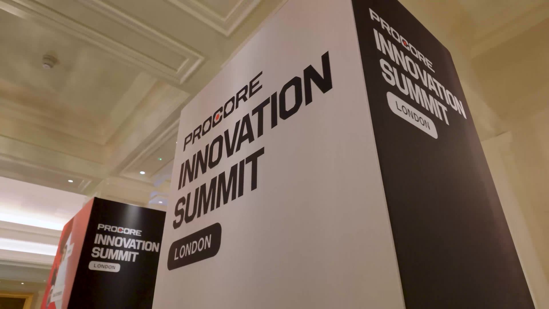 Summit branding at the venue