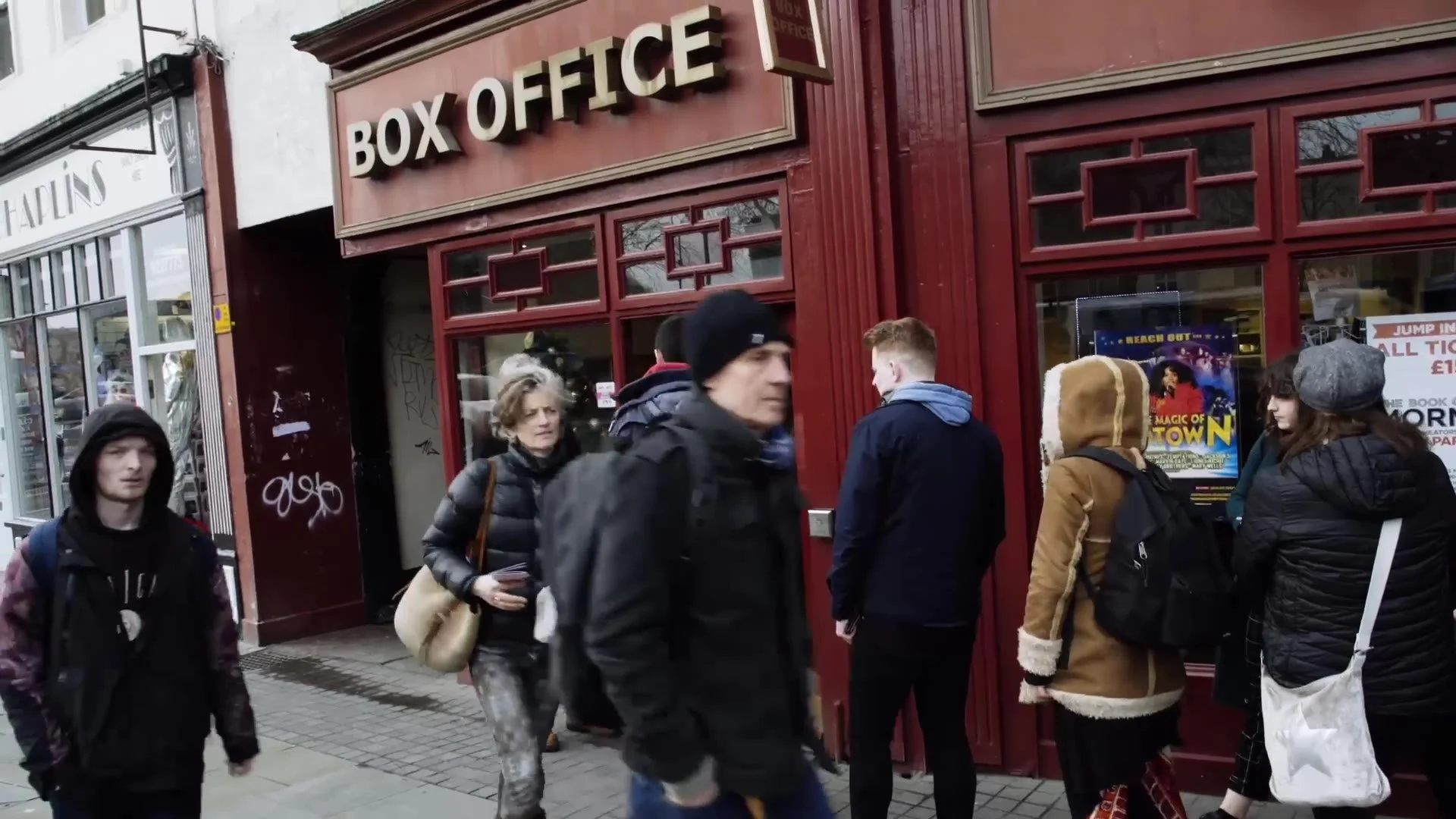 The queue at the box office