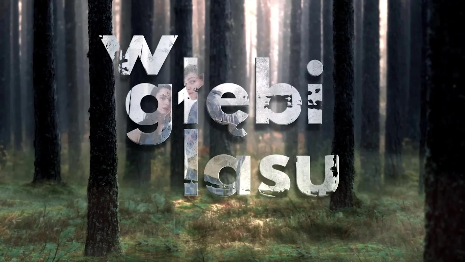 W głębi lasu title over a forest, from a Netflix pre-roll
