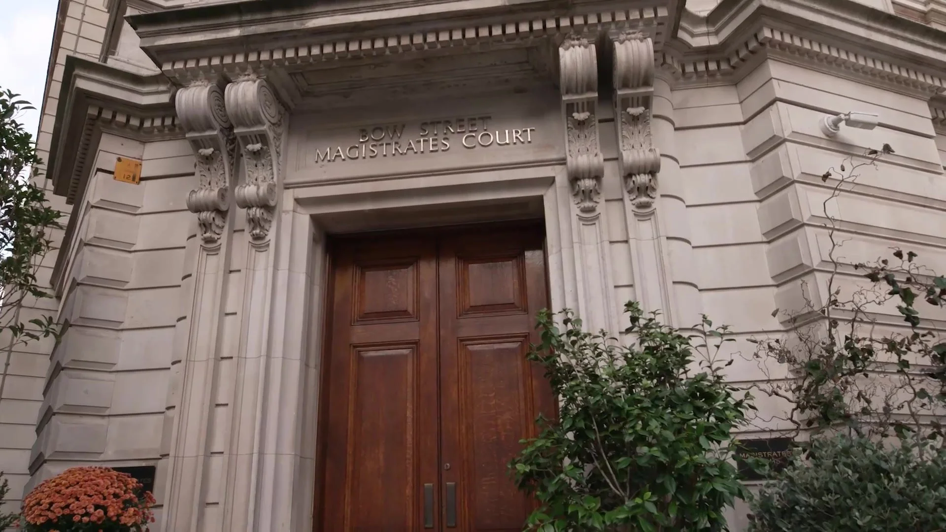 The former magistrates’ court entrance