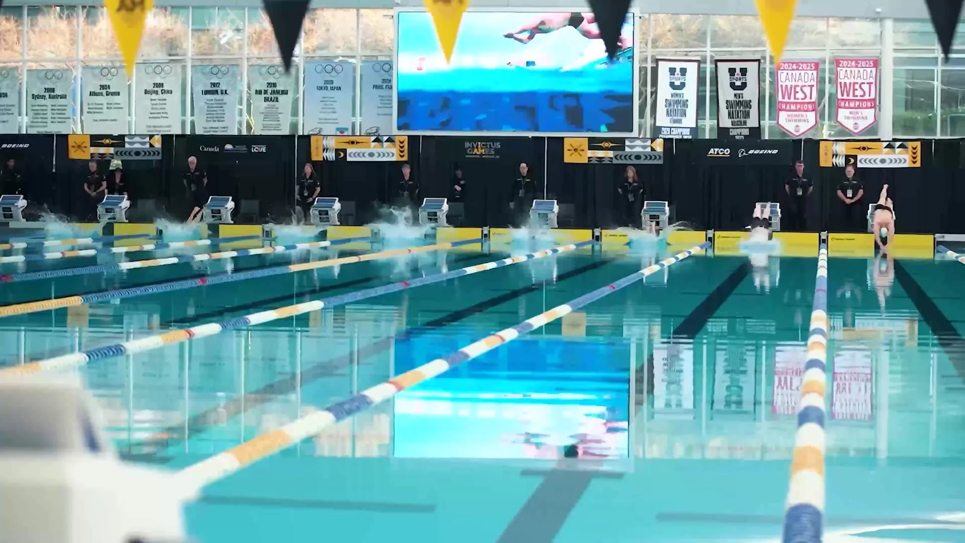 Swimming pool venue at the Invictus Games Vancouver Whistler