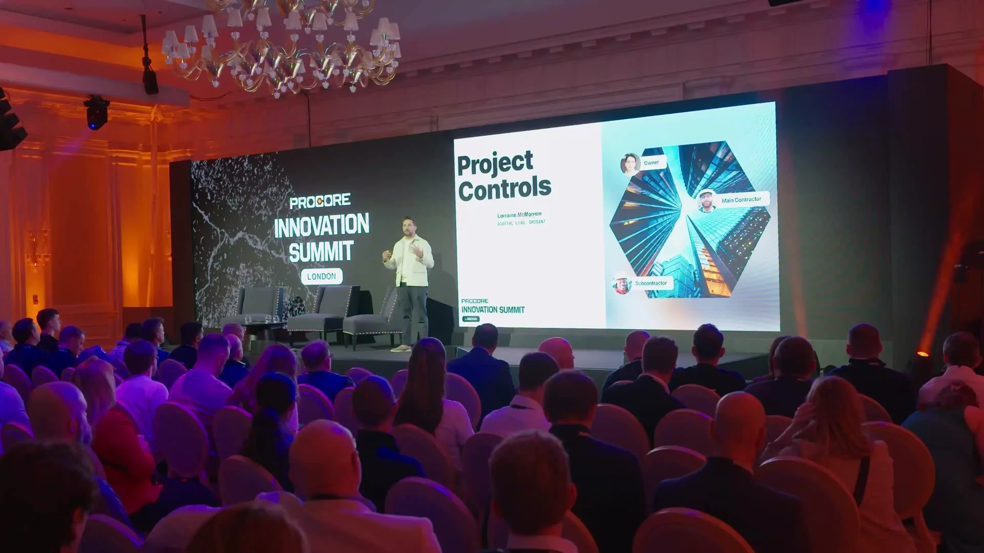 A session on stage
