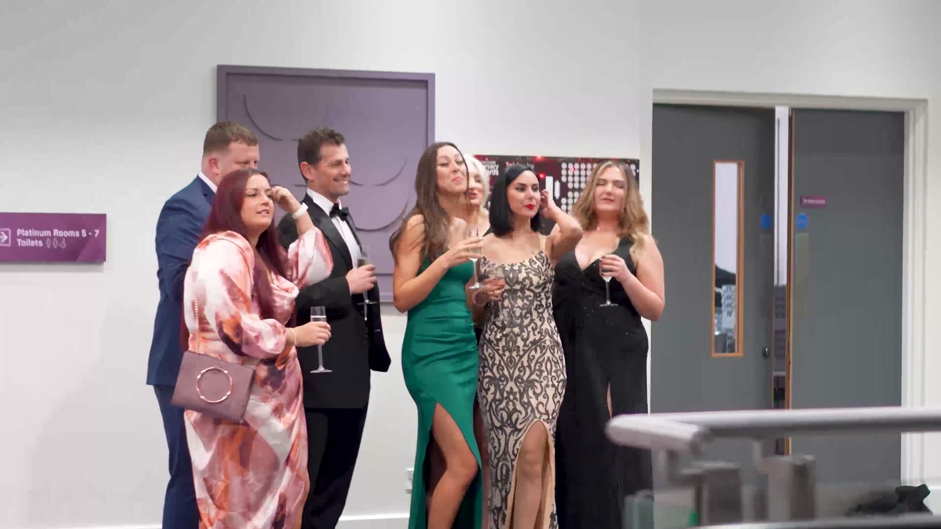 A nursery team posing for a photo