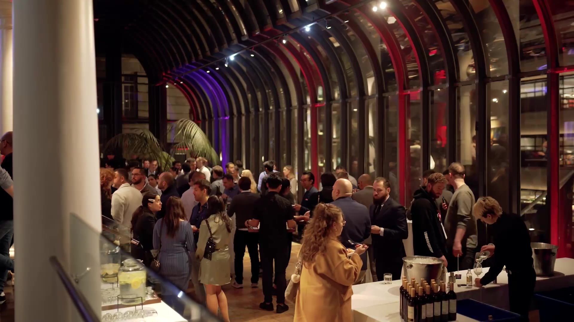 Guests at The Terrace reception