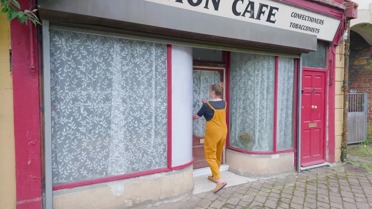 Royal Literary Fund beneficiary film: a writer at a café table