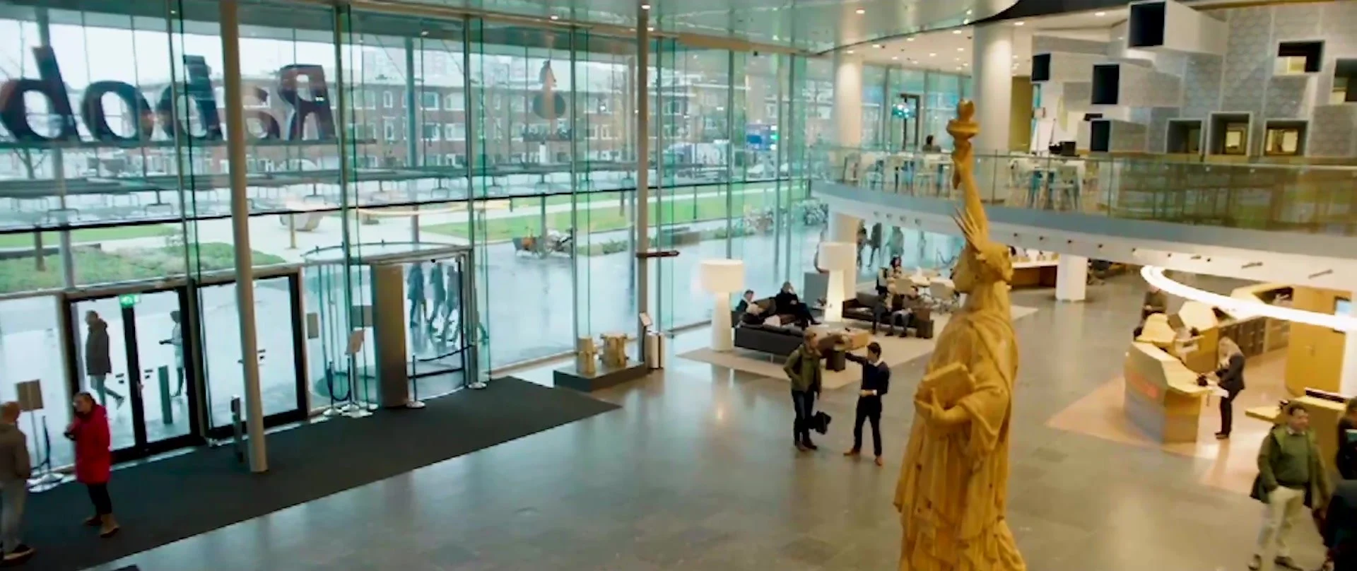 The atrium at Rabobank