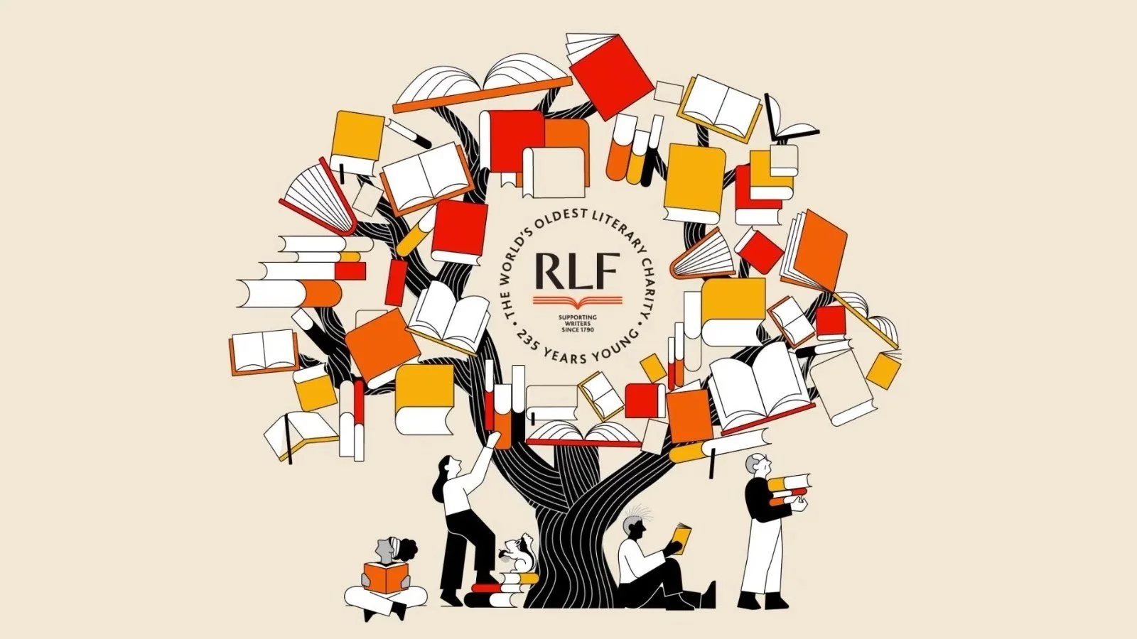 Royal Literary Fund animated history film: the RLF book tree