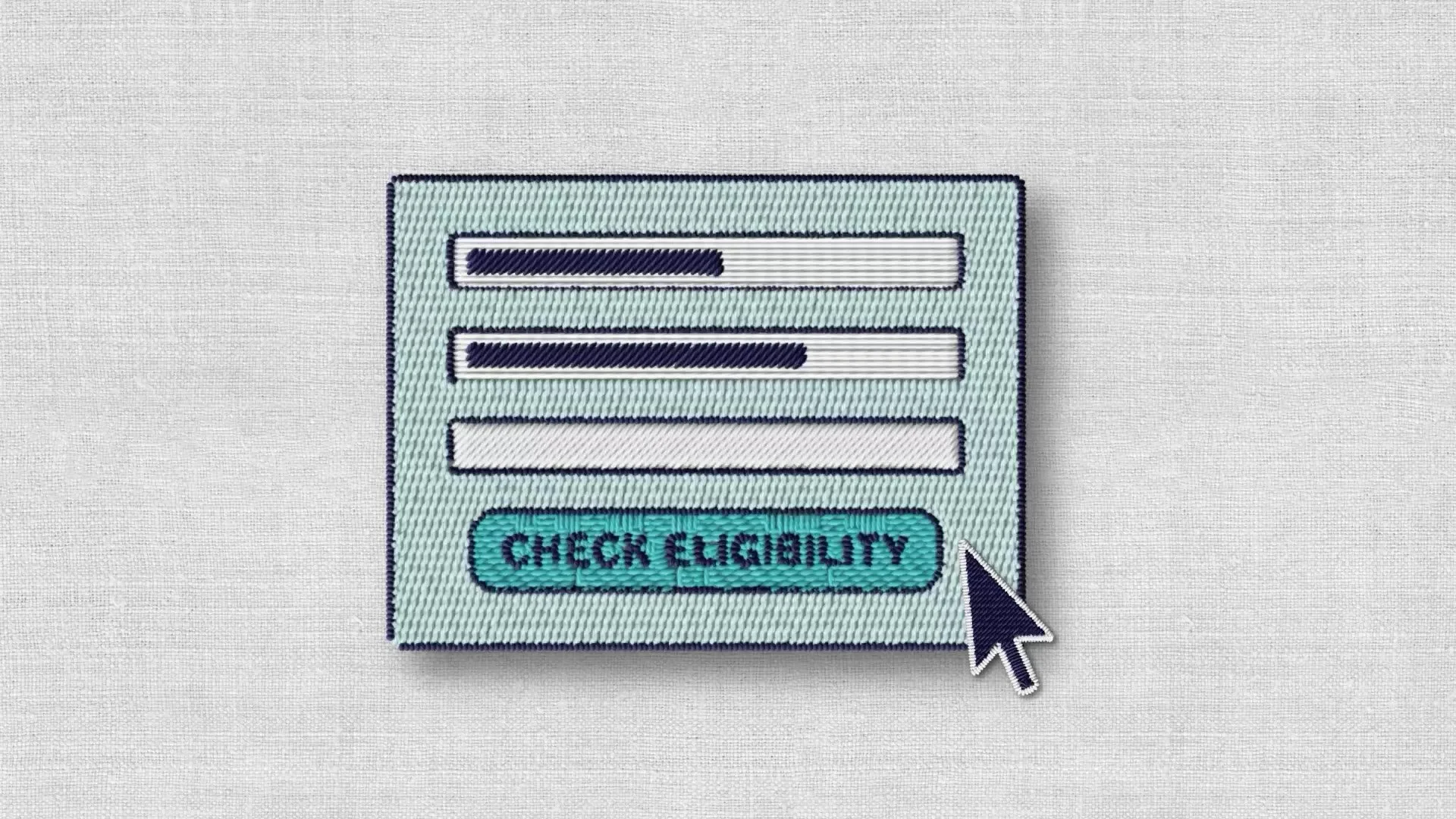 Check eligibility button on an online form