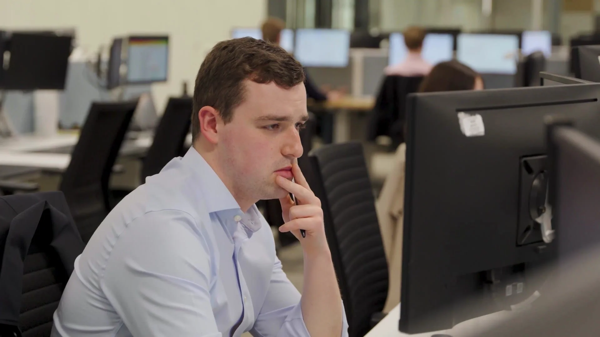 Dylan Buckley, Senior Associate at HaysMac, at his desk