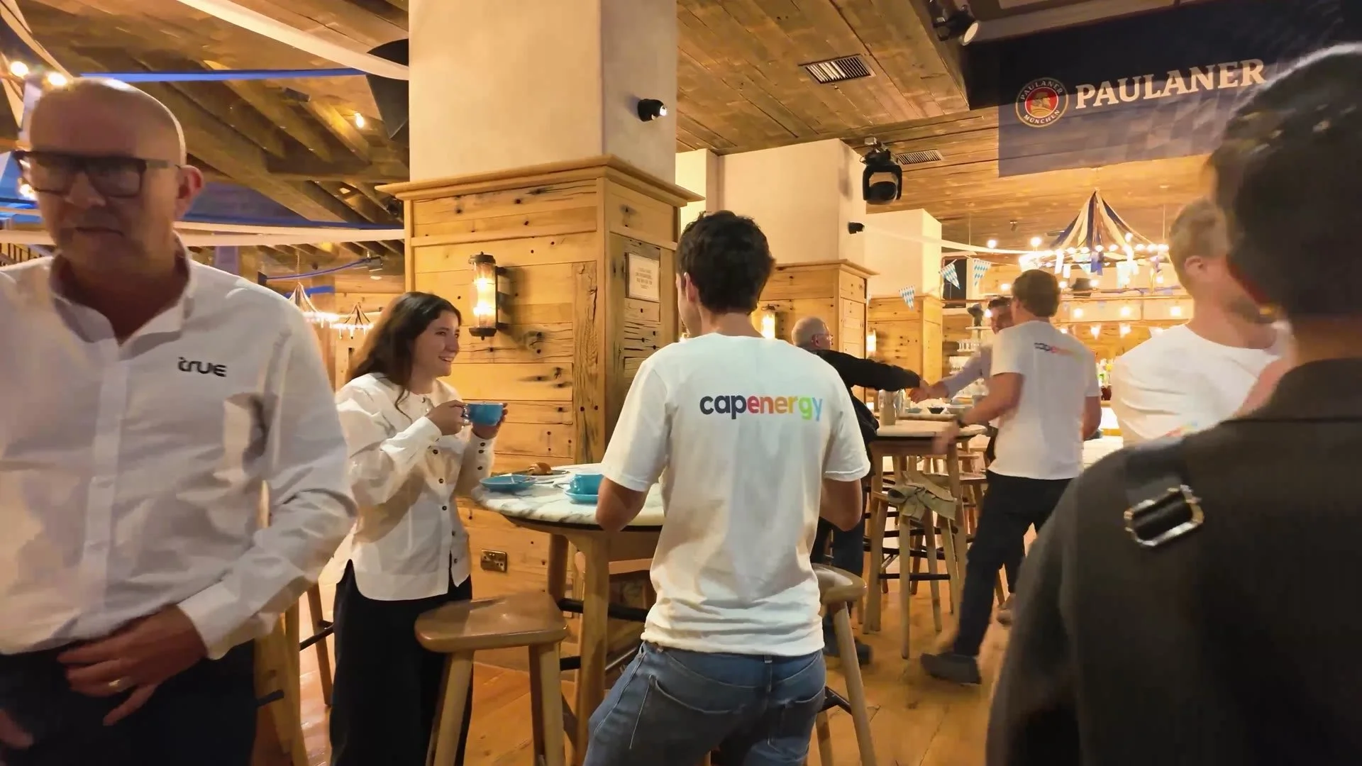 Guests at the Cap Energy stand