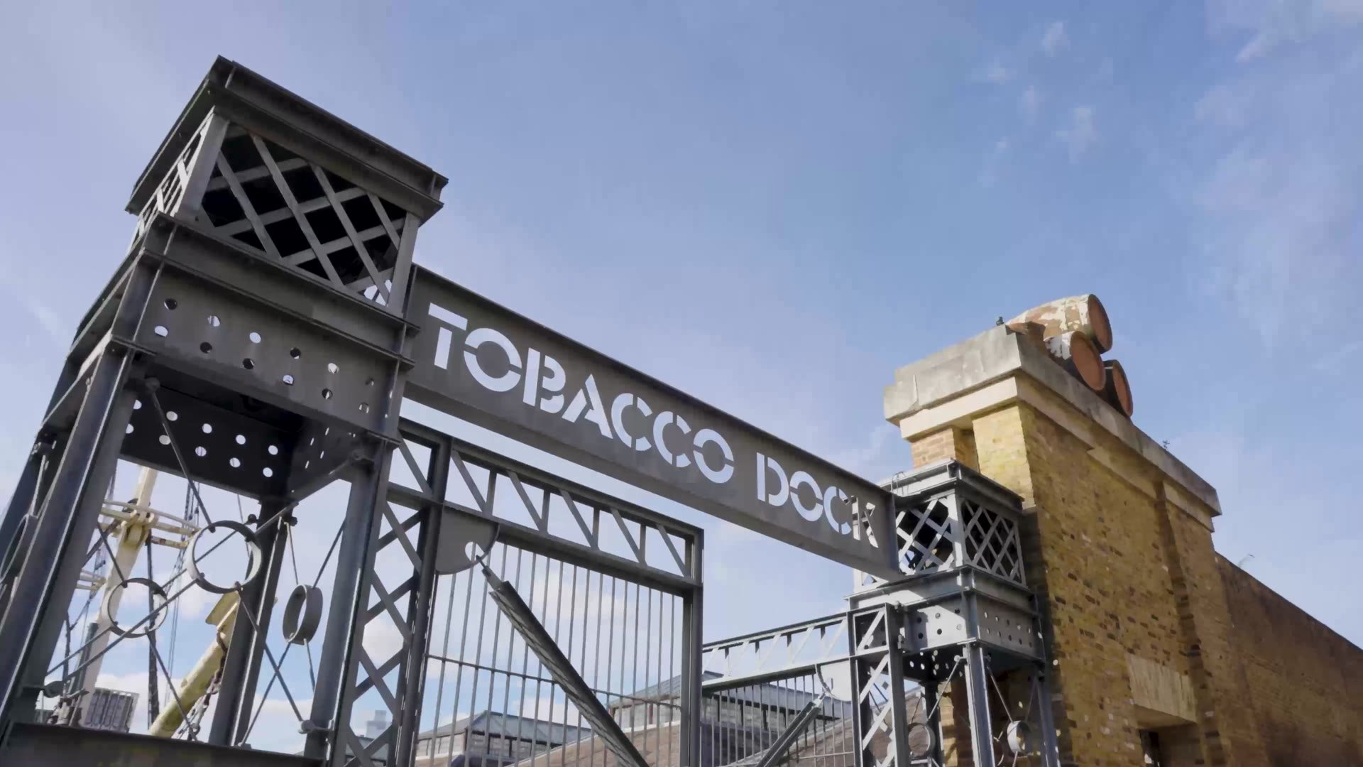 The Tobacco Dock entrance in London