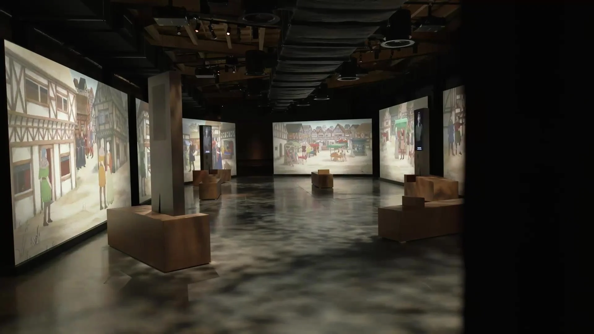 A projection gallery
