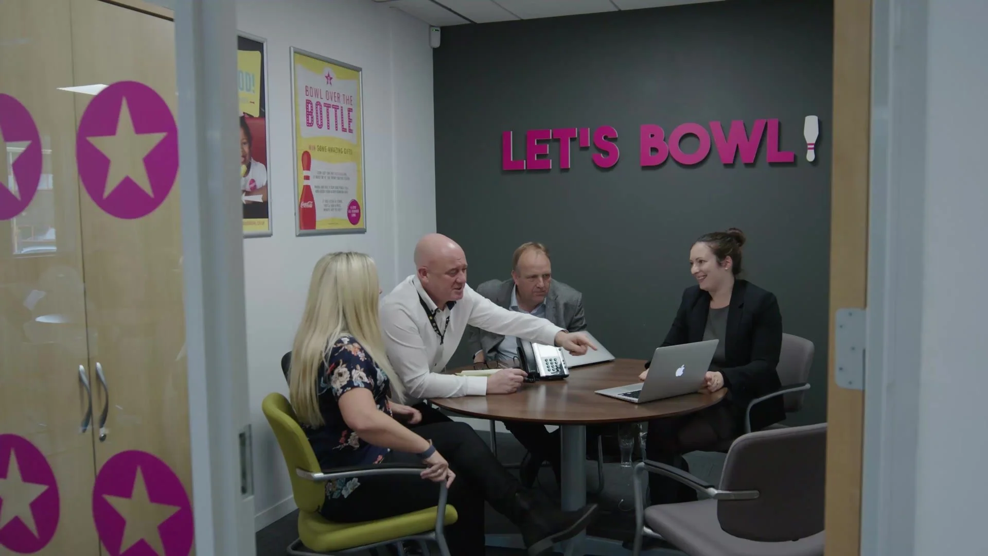 A meeting room at head office