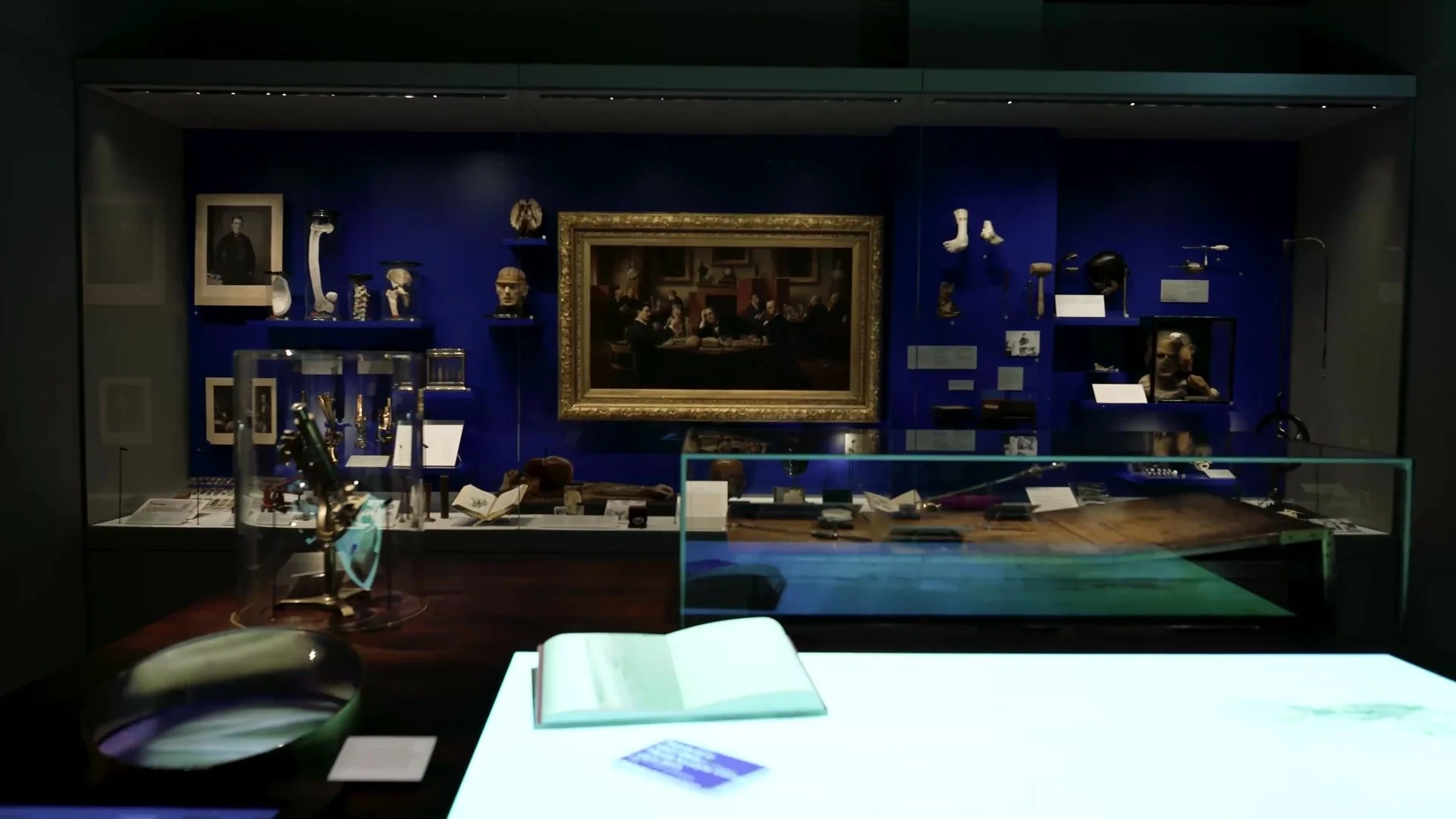 The historic collections room