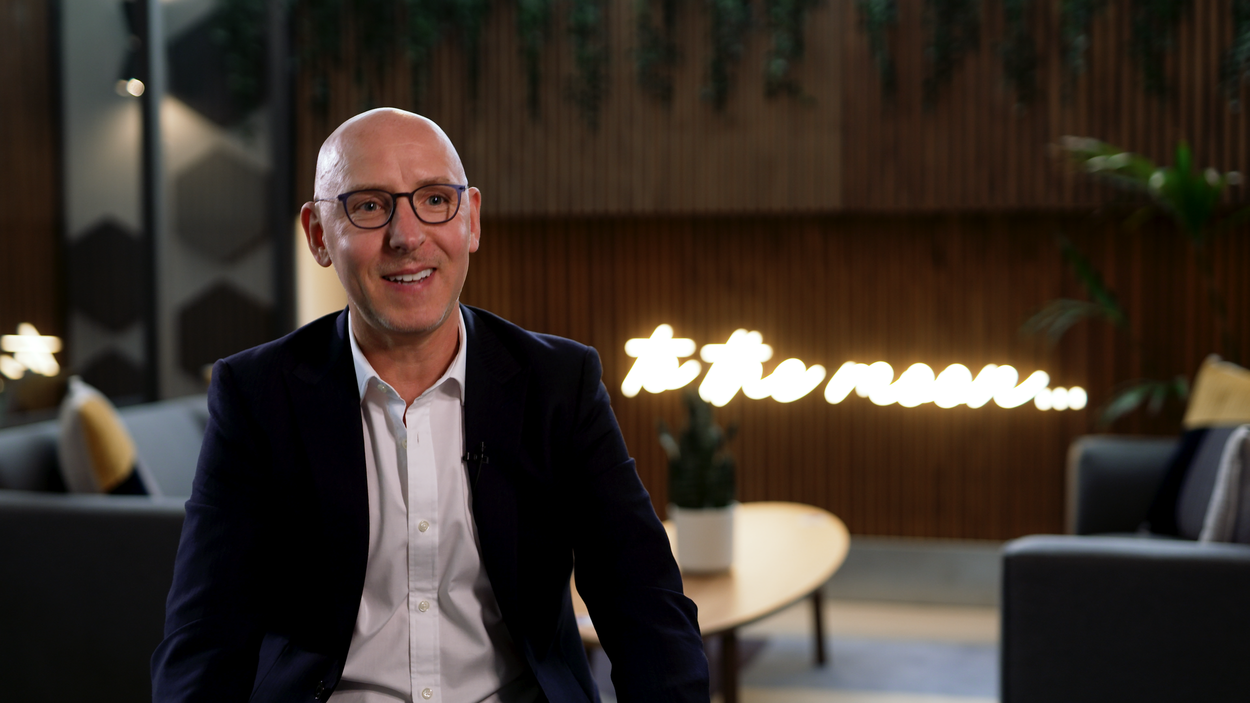 Image of a testimonial video production