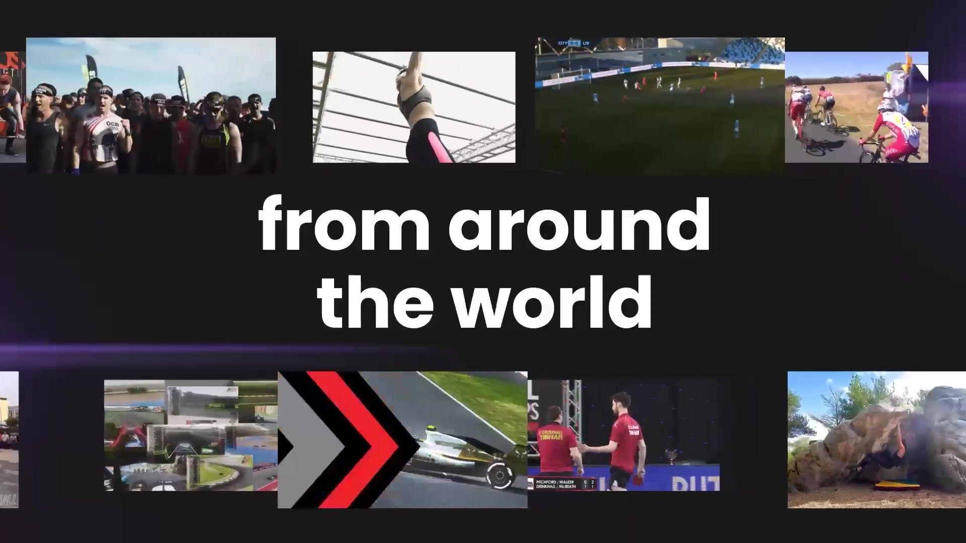 Montage of sports from around the world