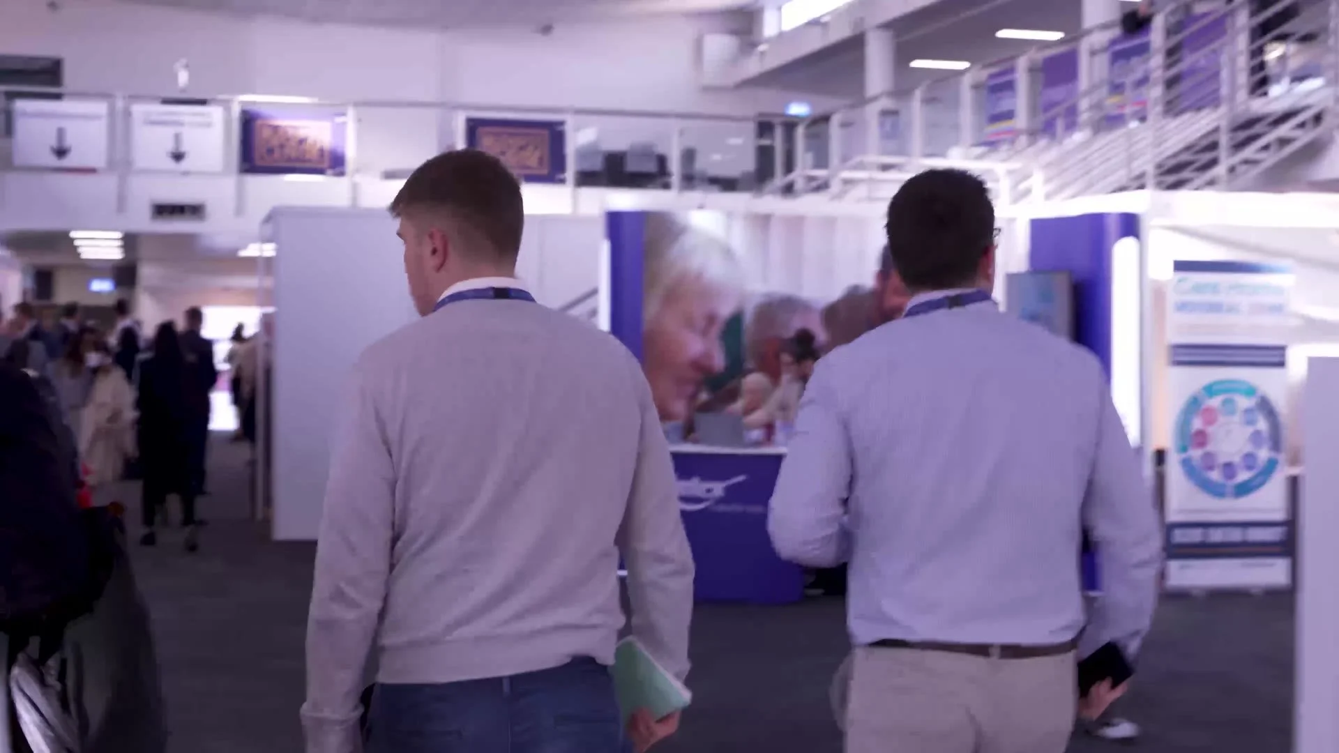 Delegates arriving