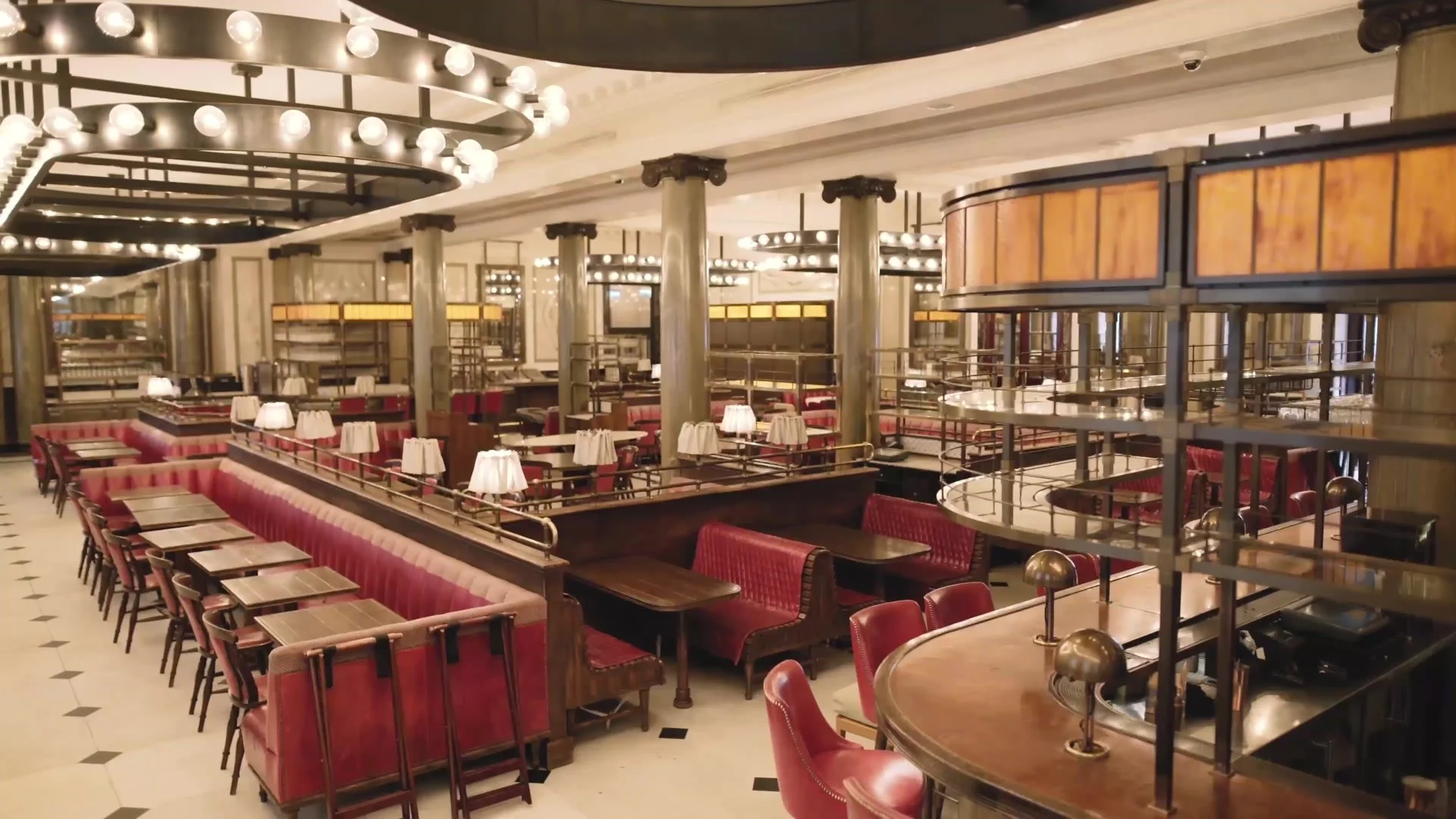 The dining room