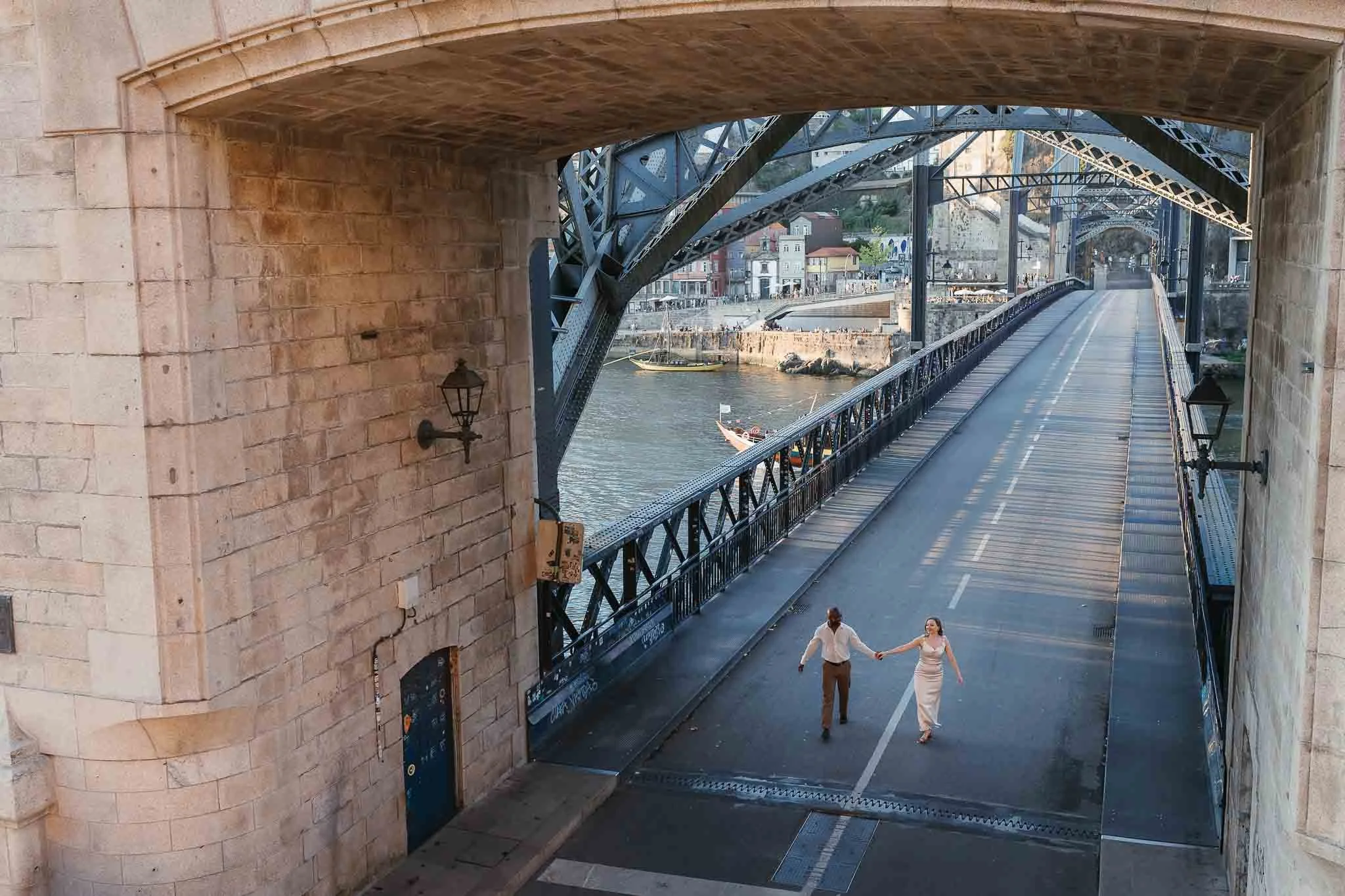 Don Luís Bridge in Porto, Engagement Session, Portugal Wedding Photographer