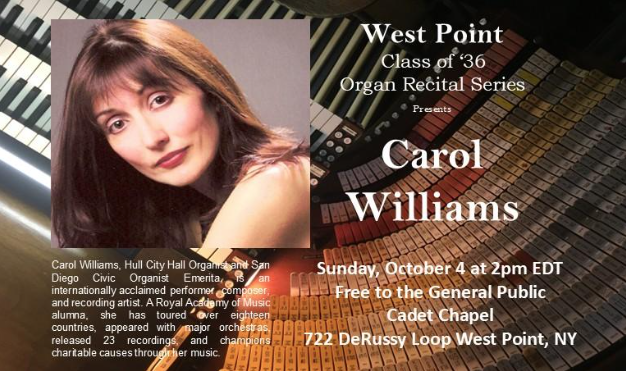 Carol Williams at the West Point Cadet Chapel
